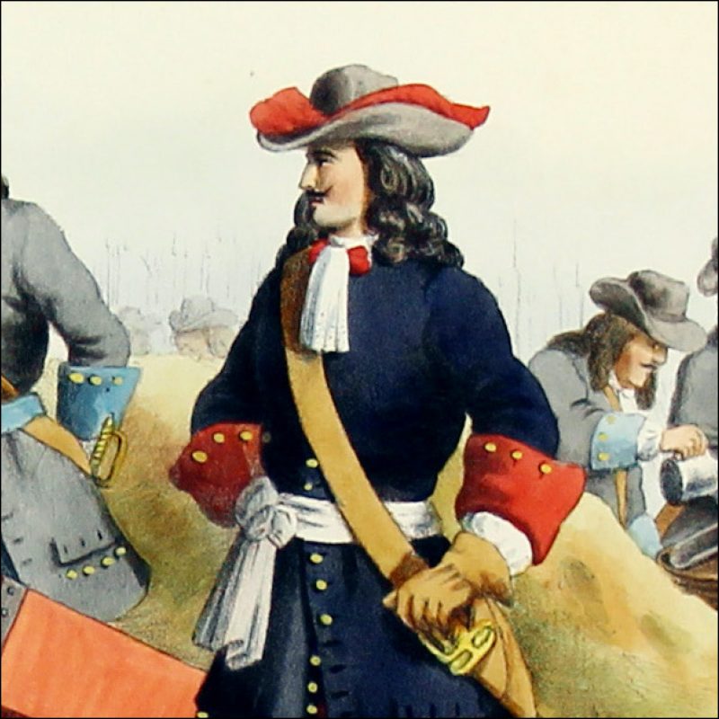 Gravure Lithographie XIX - Soldat - De Moltzheim Auguste - Uniforme - France - Artillerie - Armée Française - Historique - Artillerie 1671