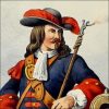Gravure Lithographie XIX - Soldat - De Moltzheim Auguste - Uniforme - France - Artillerie - Armée Française - Historique - Artillerie Louis XIV