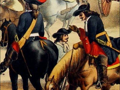 Gravure Lithographie XIX - Soldat - De Moltzheim Auguste - Uniforme - France - Artillerie - Armée Française - Historique - Artillerie Louis XIV