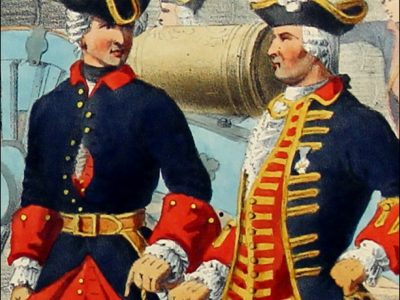 Gravure Lithographie XIX - Soldat - De Moltzheim Auguste - Uniforme - France - Artillerie - Armée Française - Historique - Artillerie Louis XV - Artillerie Royal 1720