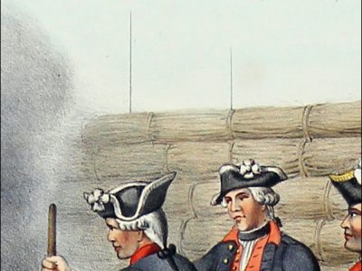 Gravure Lithographie XIX - Soldat - De Moltzheim Auguste - Uniforme - France - Artillerie - Armée Française - Historique - Artillerie Louis XV - Artillerie Royal 1772