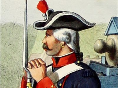 Gravure Lithographie XIX - Soldat - De Moltzheim Auguste - Uniforme - France - Artillerie - Armée Française - Historique - Artillerie Louis XVI - Corps Royal de l'artillerie 1775