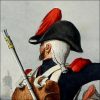 Gravure Lithographie XIX - Soldat - De Moltzheim Auguste - Uniforme - France - Artillerie - Armée Française - Historique - République 1792 Artilleur à pied et a cheval