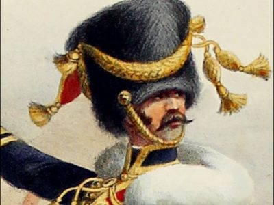 Gravure Lithographie XIX - Soldat - De Moltzheim Auguste - Uniforme - France - Artillerie - Armée Française - Historique - Napoleon 1er - Artillerie a Cheval - Garde Impériale 1804 - 1815