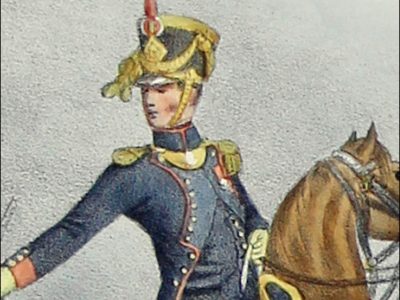 Gravure Lithographie XIX - Soldat - De Moltzheim Auguste - Uniforme - France - Artillerie - Armée Française - Historique - Napoleon 1er - Artillerie à pied - Train d'artillerie - 1806 - 1812