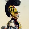 Gravure Lithographie XIX - Soldat - De Moltzheim Auguste - Uniforme - France - Artillerie - Armée Française - Historique - Restauration - Artillerie à Cheval - Garde Royale - 1823 à 1829