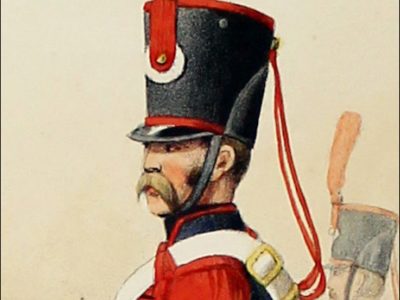Gravure Lithographie XIX - Soldat - De Moltzheim Auguste - Uniforme - France - Artillerie - Armée Française - Historique - Restauration - Artillerie à Cheval - 1823 à 1829