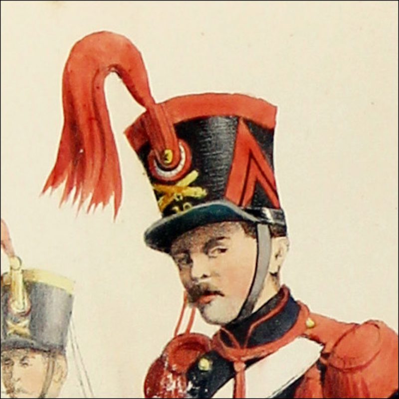 Gravure Lithographie XIX - Soldat - De Moltzheim Auguste - Uniforme - France - Artillerie - Armée Française - Historique - Louis Philippe 1er - Artillerie - 1830 à 1836