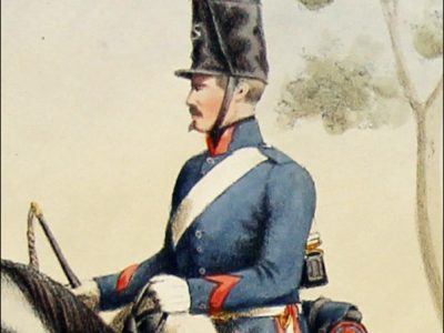 Gravure Lithographie XIX - Soldat - De Moltzheim Auguste - Uniforme - France - Artillerie - Armée Française - Historique - Louis Philippe 1er - Train d'Artillerie - 1840 à 1846