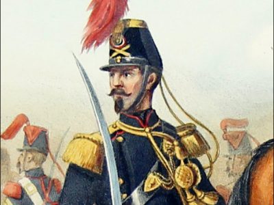 Gravure Lithographie XIX - Soldat - De Moltzheim Auguste - Uniforme - France - Artillerie - Armée Française - Historique - Louis Philippe 1er - Second empire