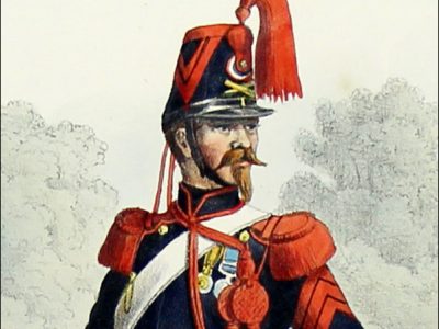 Gravure Lithographie XIX - Soldat - De Moltzheim Auguste - Uniforme - France - Artillerie - Armée Française - Historique - Second Empire - Artillerie à Pied