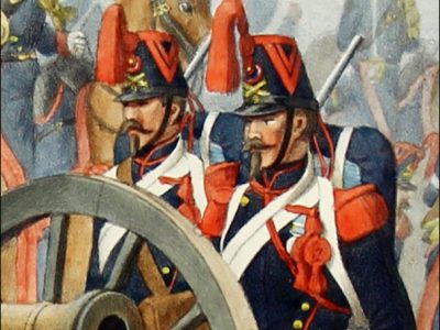 Gravure Lithographie XIX - Soldat - De Moltzheim Auguste - Uniforme - France - Artillerie - Armée Française - Historique - Second Empire - Artillerie Montée