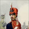 Gravure Lithographie XIX - Soldat - De Moltzheim Auguste - Uniforme - France - Artillerie - Armée Française - Historique - Second Empire - Artillerie à Pied - Garde Impériale 1855