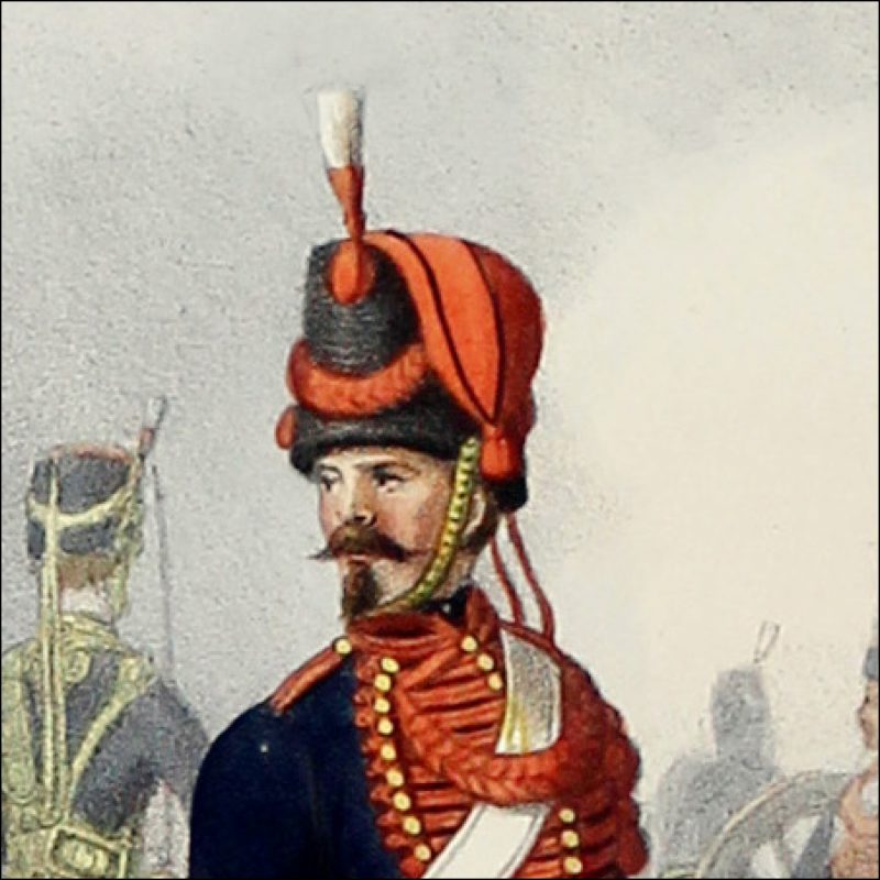 Gravure Lithographie XIX - Soldat - De Moltzheim Auguste - Uniforme - France - Artillerie - Armée Française - Historique - Second Empire - Artillerie à Pied - Garde Impériale 1855