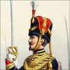 Gravure Lithographie XIX - Soldat - De Moltzheim Auguste - Uniforme - France - Artillerie - Armée Française - Historique - Second Empire - Artillerie à Cheval - Garde Impériale 1855