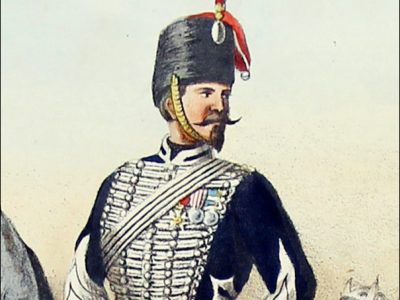 Gravure Lithographie XIX - Soldat - De Moltzheim Auguste - Uniforme - France - Artillerie - Armée Française - Historique - Second Empire - Artillerie et train - Garde Impériale 1860