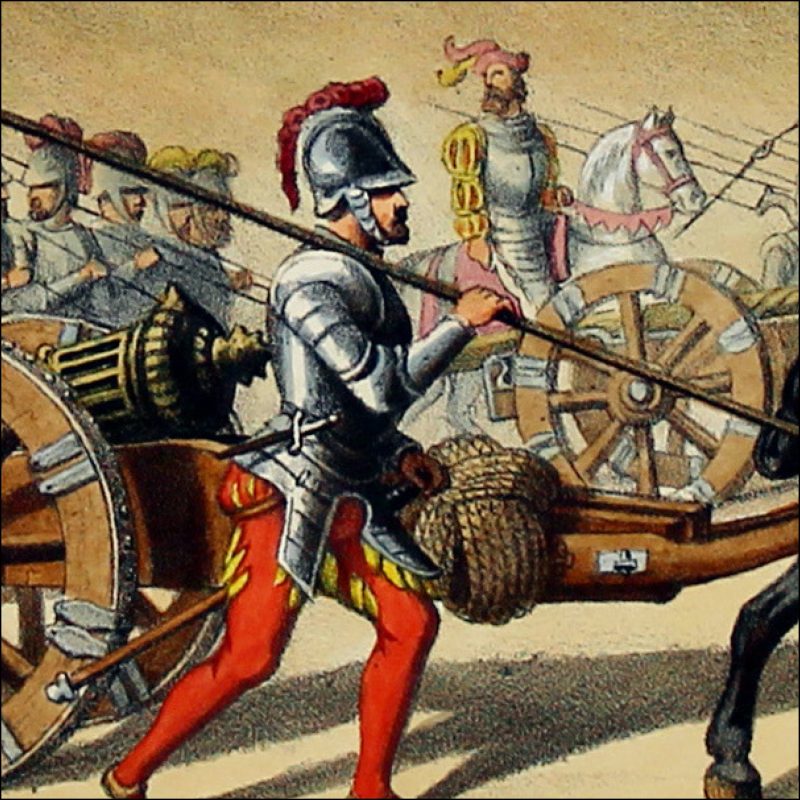 Gravure Lithographie XIX - Soldat - De Moltzheim Auguste - Uniforme - France - Artillerie - Armée Française - Historique - Artillerie de Marche 1540