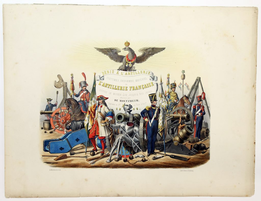 Auguste de Moltzheim. L’artillerie Française.