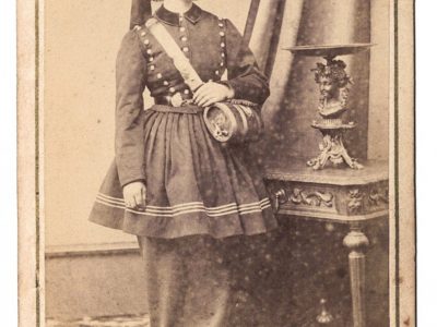 CDV - Second Empire - Soldat Français - Cantinière - Uniforme - Besançon - Chasseur à Pied - 1860 - 1870