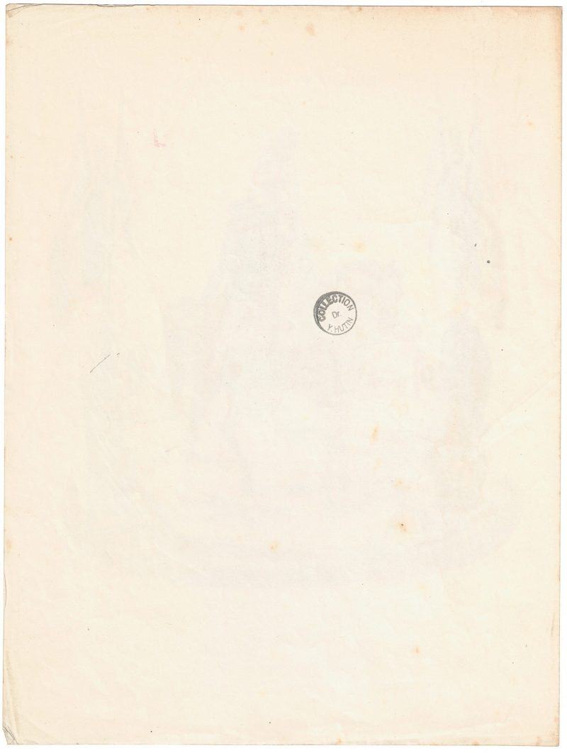 Papier à Lettre illustré - Hussards à Cheval - Second Empire - Sabre - Lithographie rehaussée - Napoléon III - Monarchie de Juillet - Souvenir Militaire - Drapeau