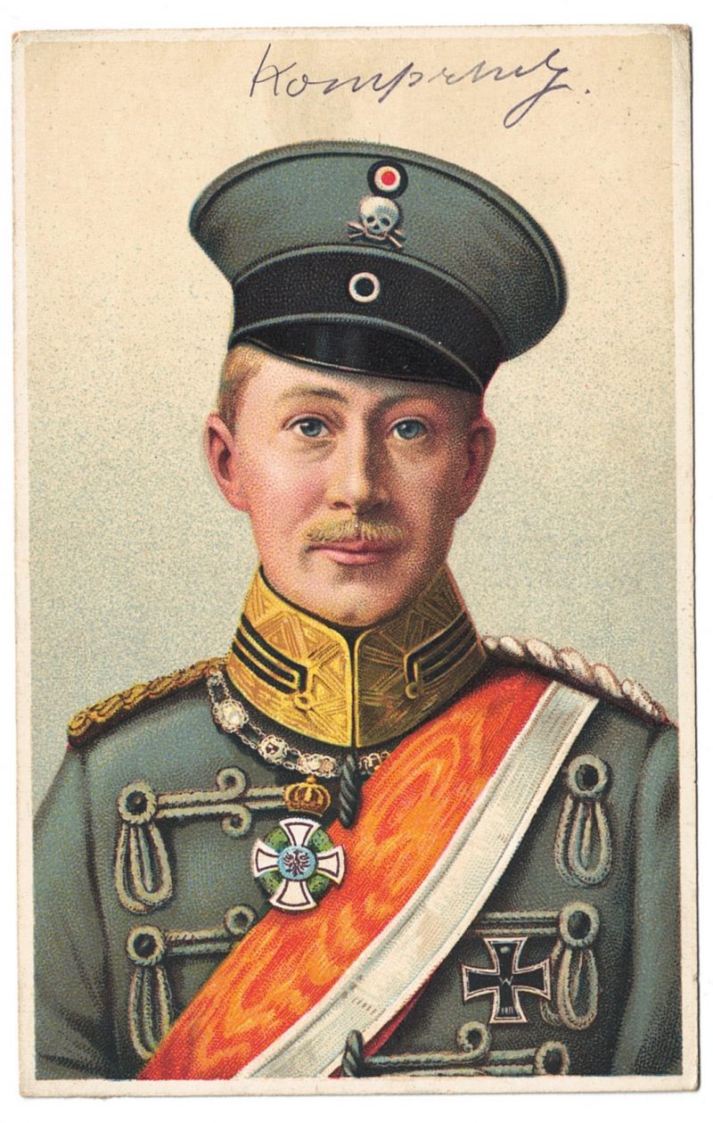 Coll_IE_Ancienne Carte Postale - Kronprinz - Guerre 14/18 - Chromolithographie - Portrait - Friedrich Wilhelm Victor August Ernst von Preußen