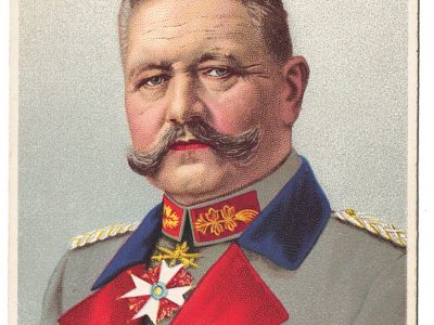 Coll_IE_Ancienne Carte Postale - Hindenburg - Guerre 14/18 - Chromolithographie - Portrait - Paul von Hindenburg