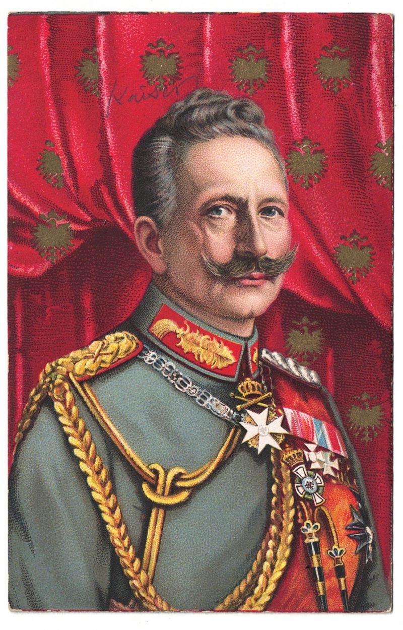 Coll_IE_Ancienne Carte Postale - Kaiser - Guerre 14/18 - Chromolithographie - Portrait - Guillaume II - Friedrich Wilhelm Viktor Albrecht