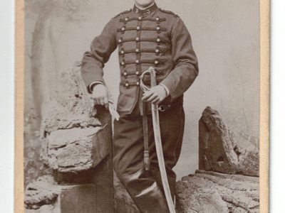 IE-CDV Soldat Français - Armée - Vernon - Sabre - Train - Casquette - XIX - Uniforme - 3 régiment du train