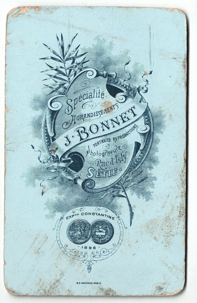 IE-CDV Soldat Français - Armée -Sétif - Baïonnette - Zouaves - XIX - Uniforme - Algérie - J.Bonnet