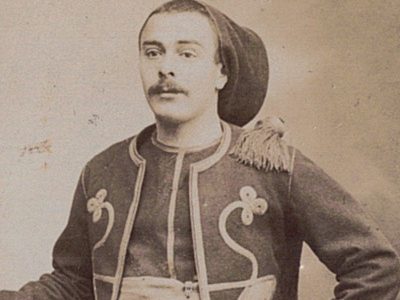 IE-CDV Soldat Français - Armée -Sétif - Baïonnette - Zouaves - XIX - Uniforme - Algérie - J.Bonnet