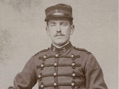 IE-CDV Soldat Français - Armée - Vernon - Sabre - Train - Casquette - XIX - Uniforme - 3 régiment du train