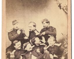CDV Soldat Français - Armée Infanterie - Uniforme - Second Empire - Campement - 5ème Régiment de ligne - Vue de Garnison