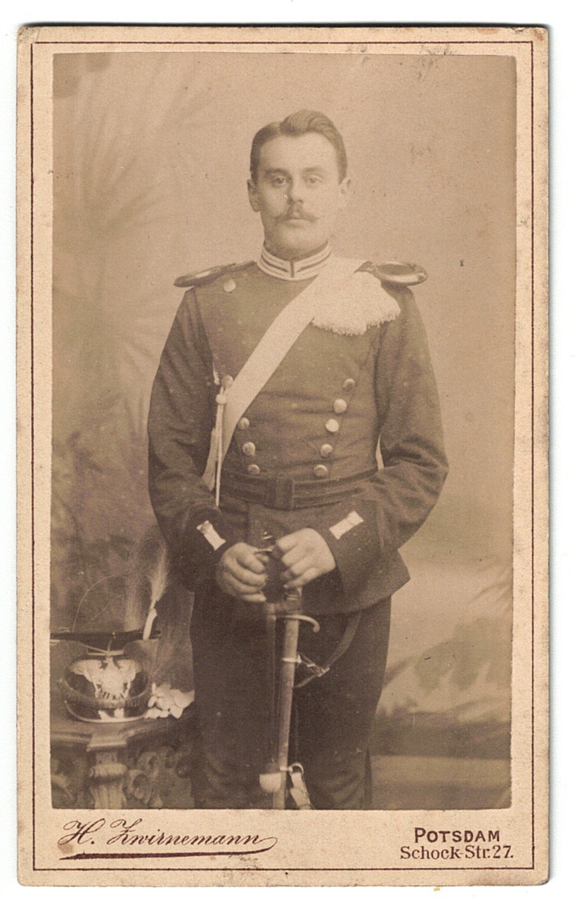 Carte CDV – Lancier – Uhlan – Garde Imperiale – Potsdam – 1er ou 3em Régiment – Ulanka – 1898 – Berlin